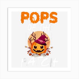 Pumpkin Pops Of The Patch Funny Matching Party Halloween Art Print