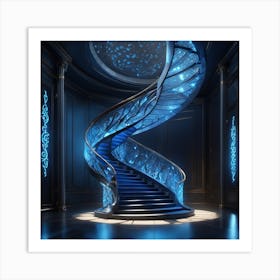 Spiral Staircase 1 Art Print