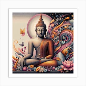 Buddha 18 Art Print