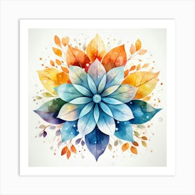 Watercolor Flower 8 Art Print