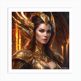 Golden Elf Art Print