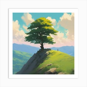 Lone Tree 6 Art Print