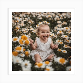 Daisy Field Art Print