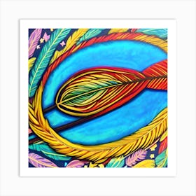 Feathers In The Sky 1 Art Print