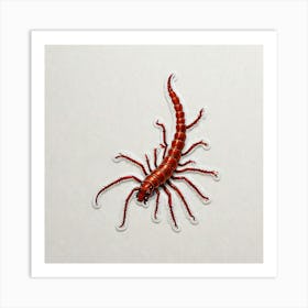 Red Scorpion Art Print