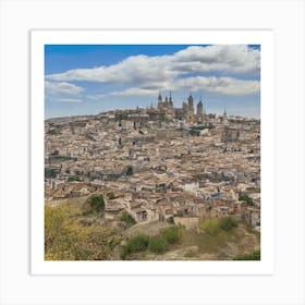 View Of The City Of San Sebastián Art Print