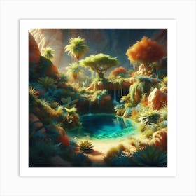 Landscape Painting 10 Art Print