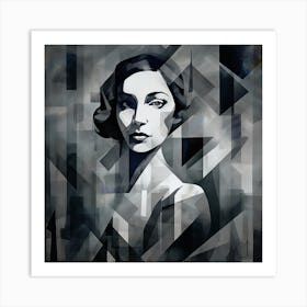 Abstract Of A Woman 15 Art Print