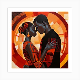 African Love Art Print