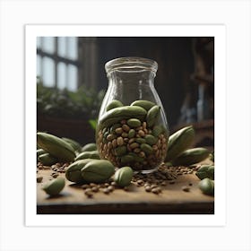 Jar Of Seeds Art Print