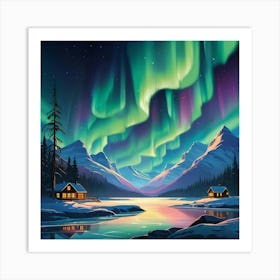 Aurora Borealis 4 Art Print