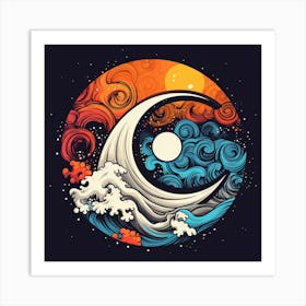 Yin And Yang 5 Art Print