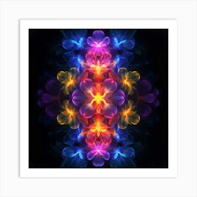 Psychedelic Flower Art Print