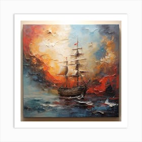 Frigate Art Print