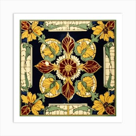 Deco Tile 3 Art Print