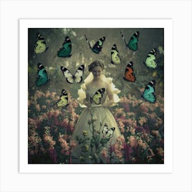 Butterfly Garden 2 Art Print