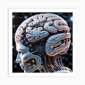 Woman'S Brain Art Print