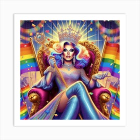 Lgbt Queen Art Print