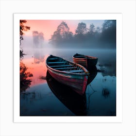 Boats Fine Art Posters By Csaba Fikker For Ai Art Depot 4 Art Print