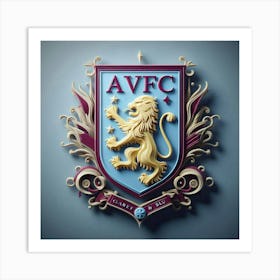 Avfc Crest Art Print