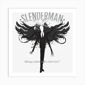 Slenderman Formalwear Art Print