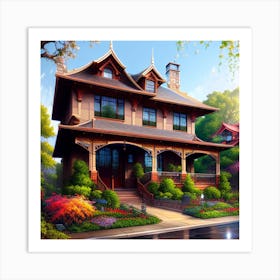 Victorian House Art Print