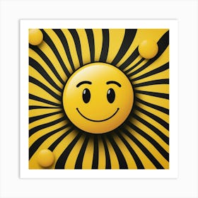 Smiley Face 7 Art Print