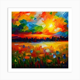 Sunset 4 Art Print