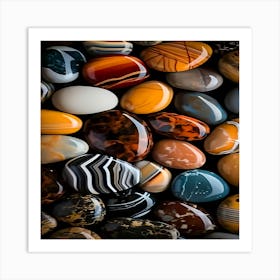 Agates Art Print