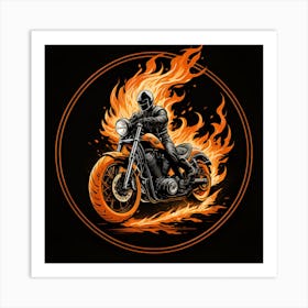Night Rider Art Print