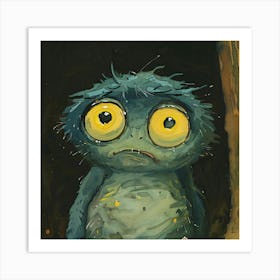 Sad Fantasy Creature Art Print