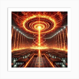 Inferno Nexus Image Art Print