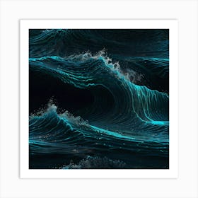 Ocean Waves 1 Art Print