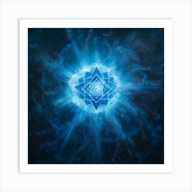 Throat Chakra (Vissudha) Art Print