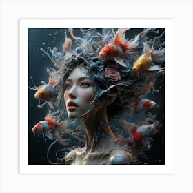 Koi Fish 13 Art Print