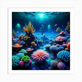 Coral Reef 1 Art Print