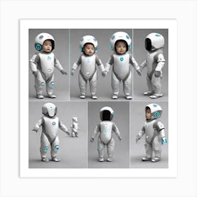 Futuristic Baby 6 Art Print