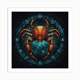 Default Scorpio Zodiac Art 2 Art Print