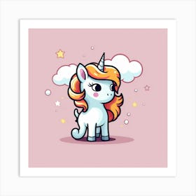 Unicorn 53 Art Print