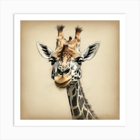 Giraffe 120 Art Print