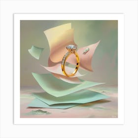 Engagement Ring 5 Art Print