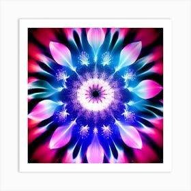 Psychedelic Flower 2 Art Print