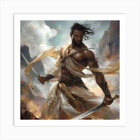 Ancient Arabian Warrior Art Print