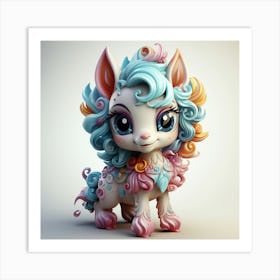 Unicorn 3d Art Print