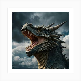 Game Of Thrones Dragon Art Print