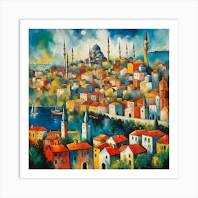 Blue Mosque Art Print