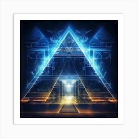 Egyptian Pyramid 2 Art Print