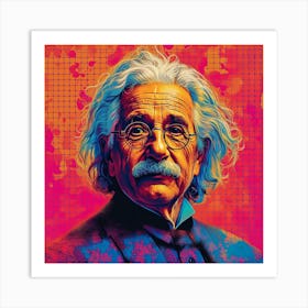 Albert Einstein 18 Art Print