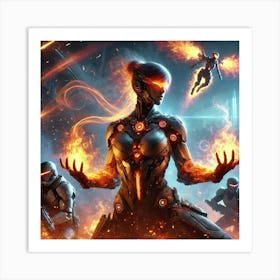 Kaida Ashheart Blazing Grace Art Print