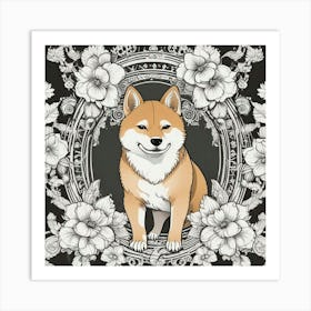 Shiba Inu 38 Art Print